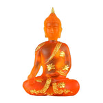 bouddha transparent orange décoration