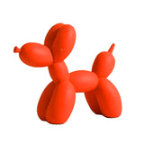 Statue Chien <br/> Ballon Mat Orange