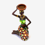 Femme africaine décoration statue