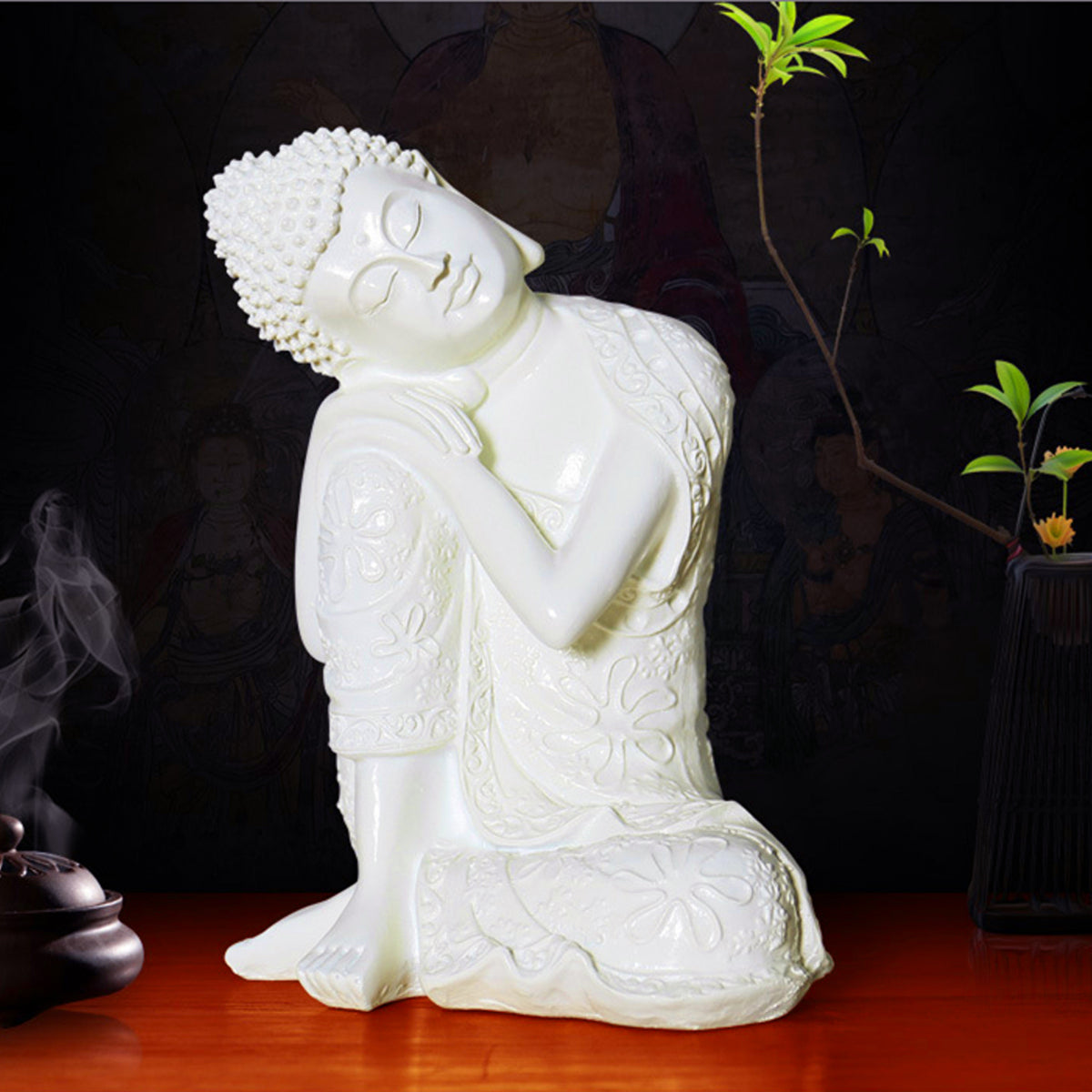 Statue Décoration Bureau Sculptures D'Animaux Pour Chambre Étagère Ornement , Mignon Statue