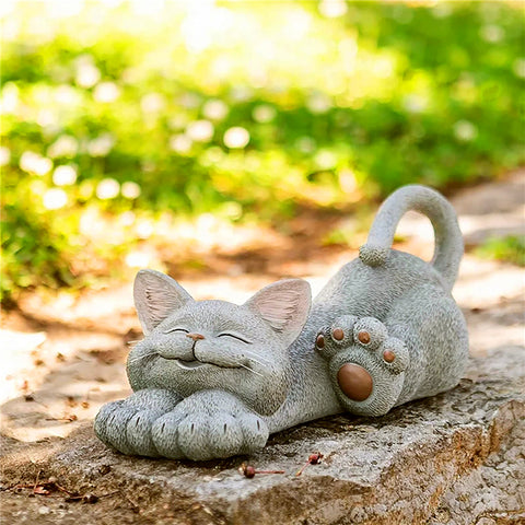 Statue de chat décoration kawaii