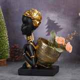 Statue femme noire décoration