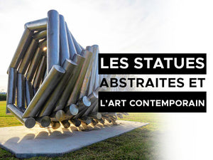 les statues abstraites et l'art contemporain