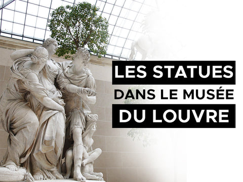 les statues dans le musée du Louvres