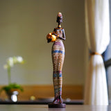Femme statue déco Afrique