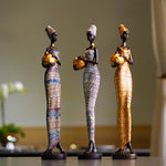 Femmes statues africaines décoration