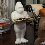 Sculpture gorille avec plateau