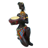 Statue africaine femme afro