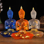 Statues de Bouddha colorée
