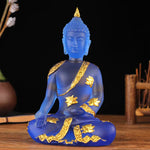Statue de bouddha Thaïlande bleue