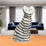 Statue de chat salon moderne