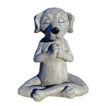 Statue de chien décoration méditation