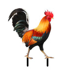 Statue de coq décoration jardin