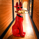 Statue de doberman décoration moderne
