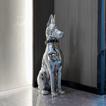 Statue de doberman luxe