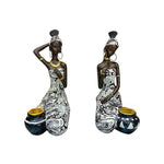 Statue de femme africaine décor
