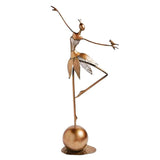Statue de femme qui danse pour jardin