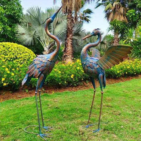 Statue grues japonaise décoration