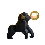 Statue lampe gorille design