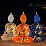 Statues de Bouddha colorée