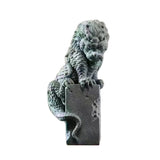 décoration statue sur pilier dragon chinois