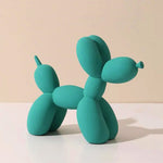statue bleu ballon chien