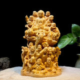 statue de bouddha en bois