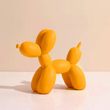 statue de chien ballon en résine