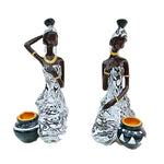 statue de femme art abstrait africain