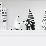 statue minimaliste de chat décoration