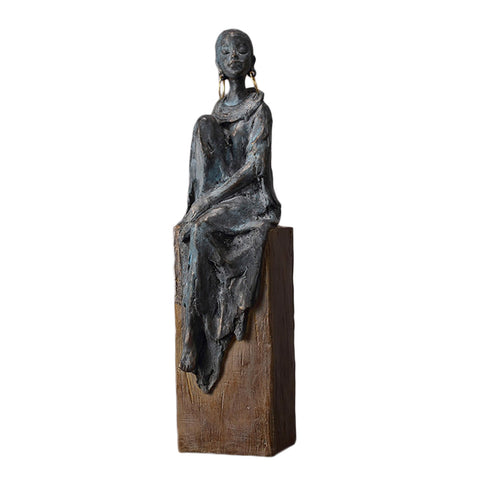 Africaine statue décoration femme