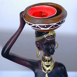 Statue Africaine <br/> Femme Tribale