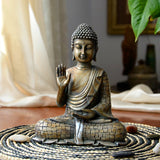 Bouddha Statue main levée assis