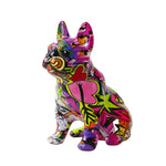 Bouledogue statue chien décoration