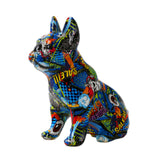 Bouledogue statue chien pop art