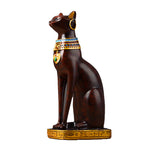 Chat marron statue Égypte