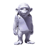 Statue blanche de gorille