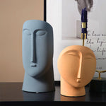 Déco île de pâques salon vase
