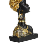 Femme noire statue