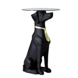 Labrador statue noir décoration