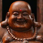 Maitre-ya statue bouddha bois