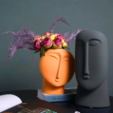 Moaï statue vase décoration