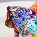 Sculpture chien bouledogue