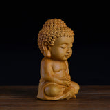 Sculpture en bois Bouddha