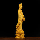 Statue Bouddha en bois