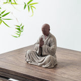 Statue Bouddha méditation Moine
