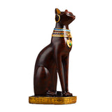 Statue Chat Égypte design marron
