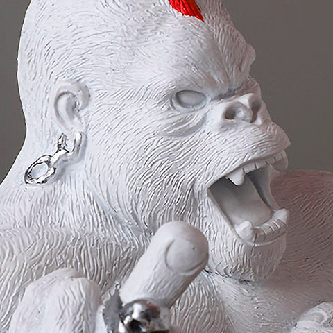 Statue Gorille Blanc