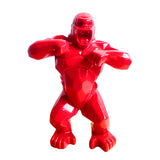 Statue Gorille rouge design
