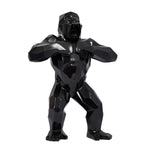Statue Noir de gorille grande